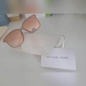 Michael Kors Gold Sunglasses with Case